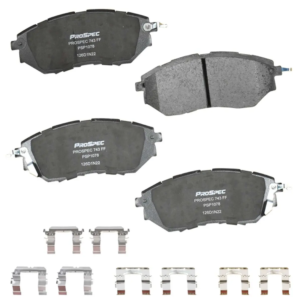 Prospec+ Ultra: Premium Ceramic Brake Pads (Psp1078) 1