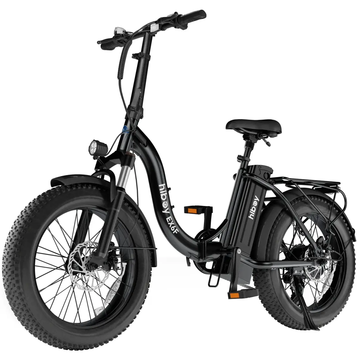Hiboy Ex6f Low-Step Foldable Electric Bike Black 1