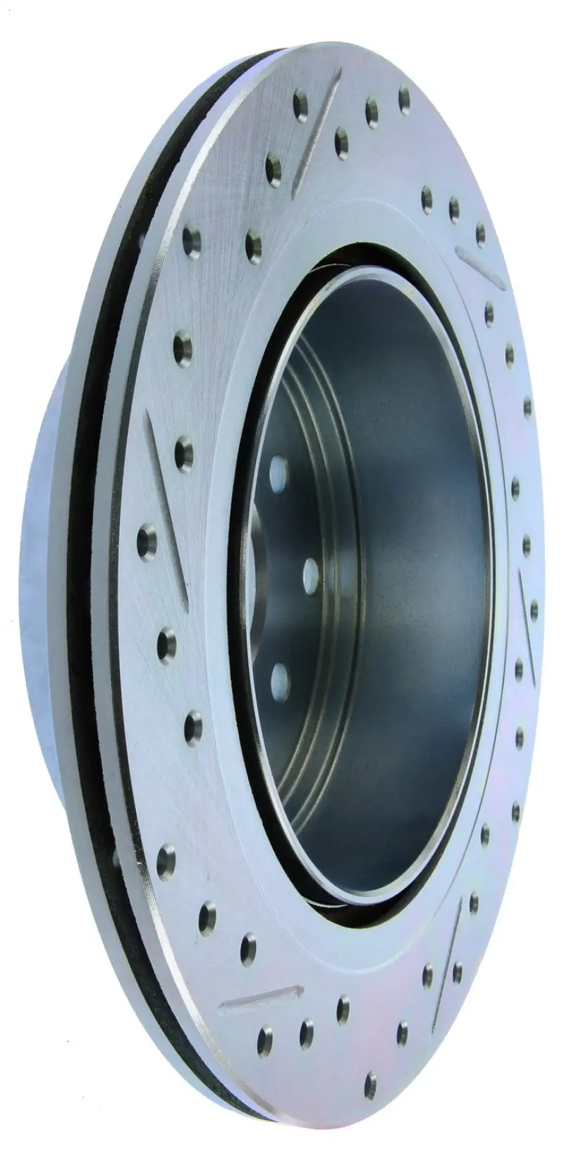 Stoptech Select Sport Slotted & Drilled Rear Brake Rotor For 1989–1996 Nissan 300Zx 1
