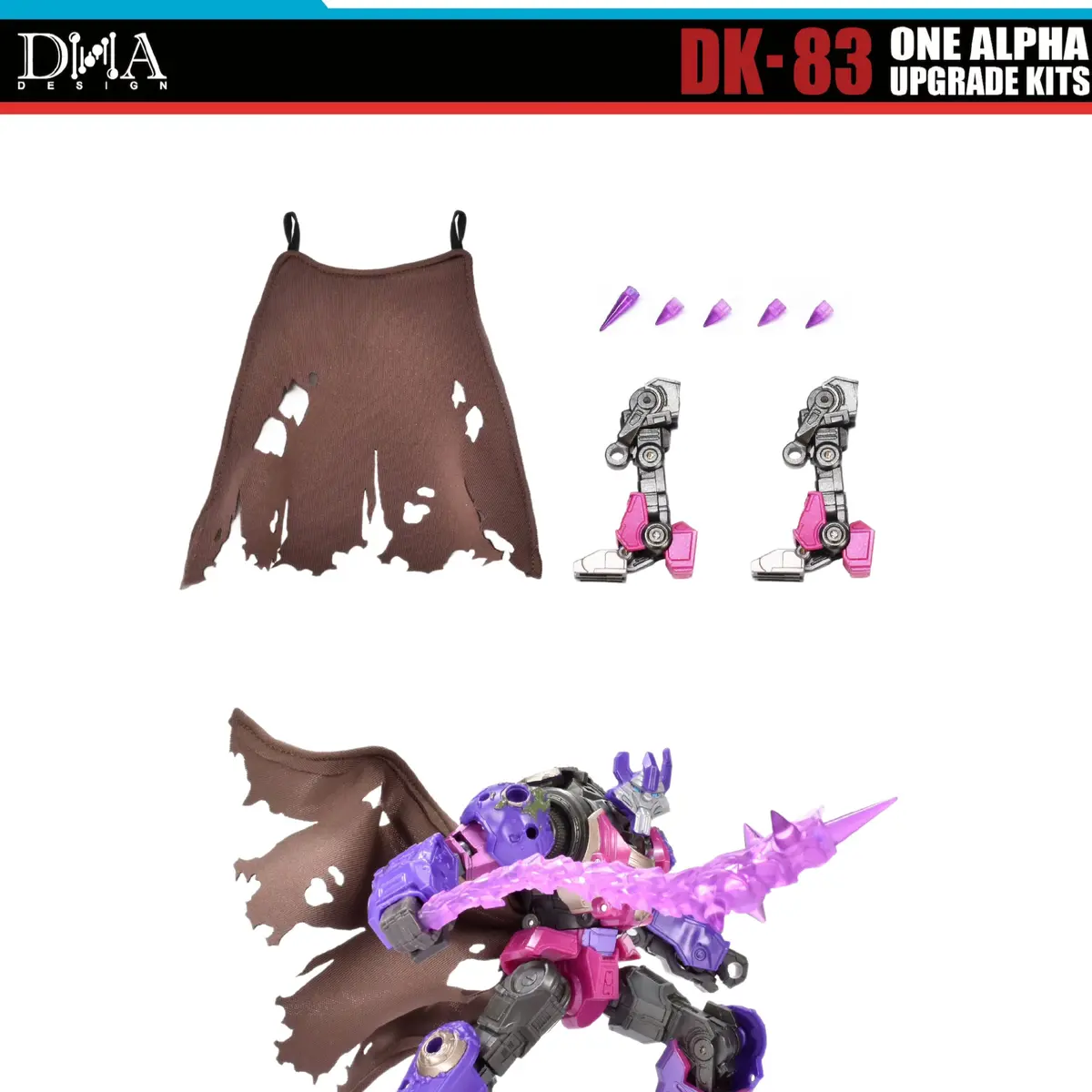 【Pre-Order】 Dna Design Dk-83 Dk83 One Alpha For Studio Series One Alpha Trion Upgrade Kits 1