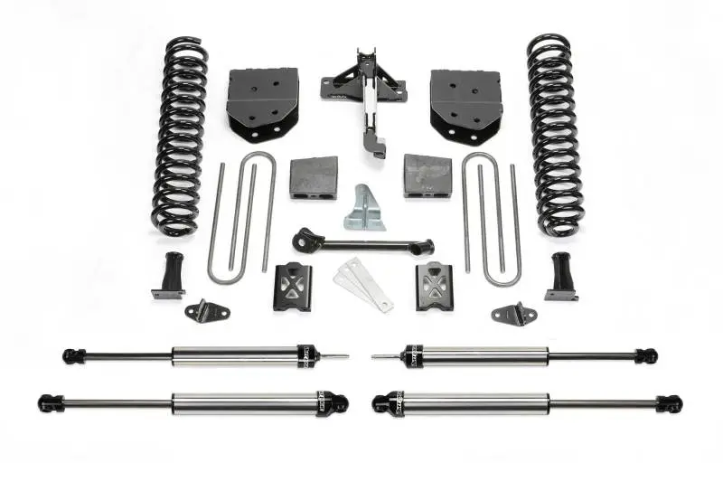 Fabtech 6-Inch Lift System With Dual-Height Shocks – For 2005–2007 Ford F-250 4Wd W/ Overload Springs 1