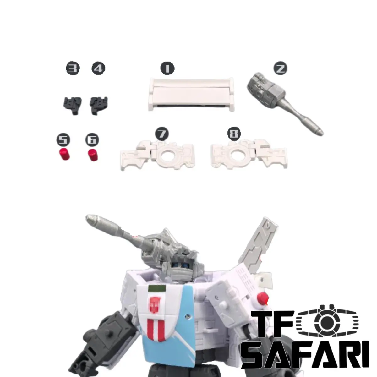 Go Better Studio Gx-08D Gx08d Uptrade Kit For Ss Studio Series Devastation Wheeljack ( Upgrade Kit+ Gap Fillers) 1