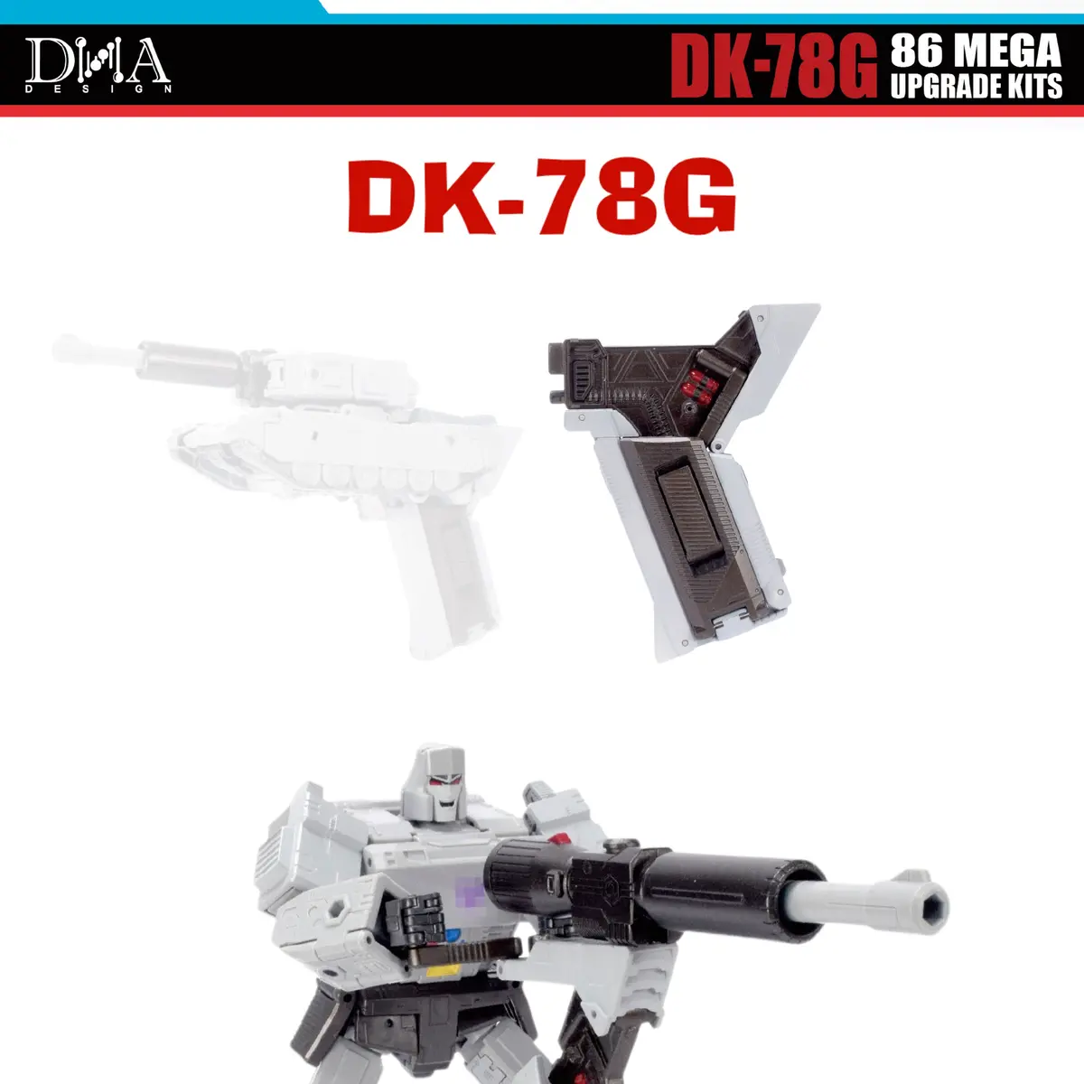 【Pre-Order】Dna Design Dk-78G Dk78g For Studio Series Ss86 Megatron Upgrade Kits 1