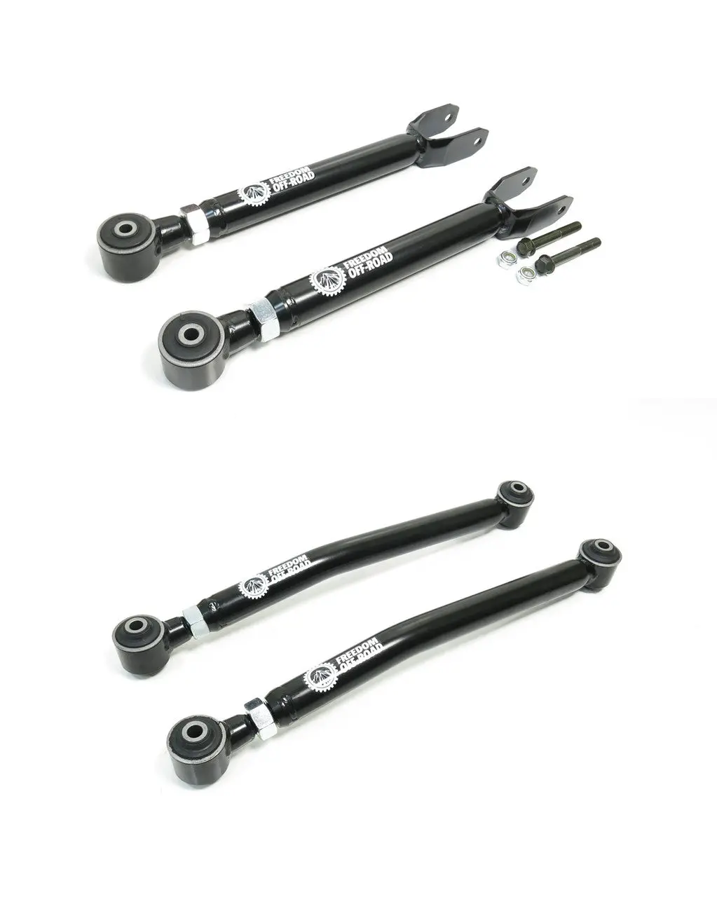 Freedom Off-Road Upper+Lower Control Arms: Jeep Wrangler Jk 07-18(0-4.5" Lift) 1