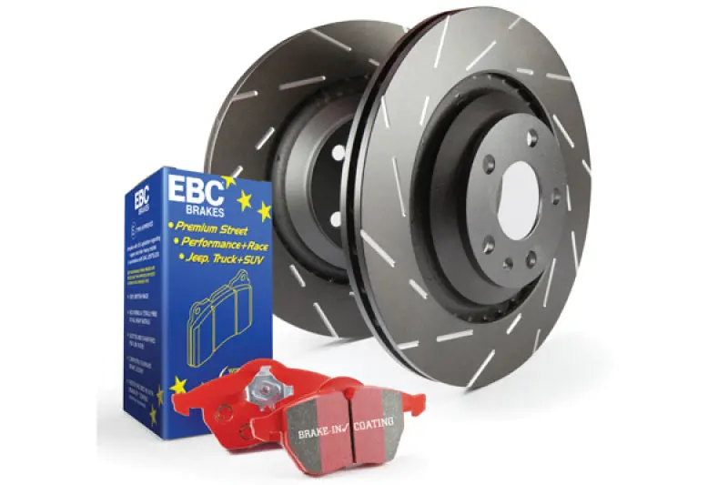 Stage 4 Brake Upgrade Kit – Redstuff Performance Pads Paired With Usr Slotted Rotors 1