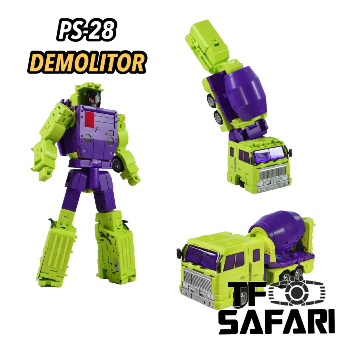 Mastermind Creations Ocular Max Ps-28 Ps28 Demolitor (Mixmaster, Devastator Combiner) 23Cm / 9" 1