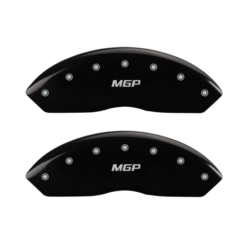 Mgp Engraved Front & Rear Caliper Covers – Black Finish With Silver Mgp Logo 1