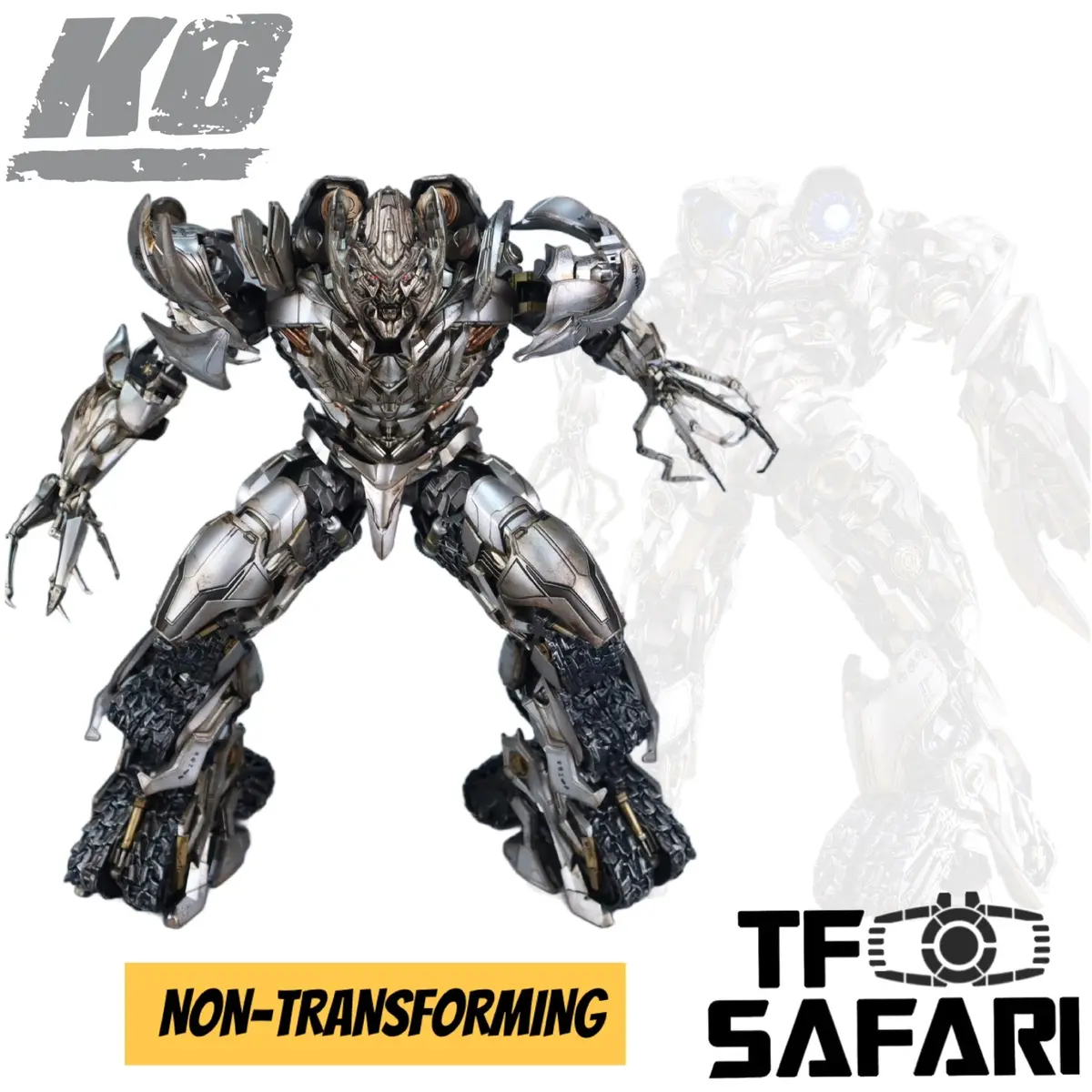 4Th Party No Brand Nb Me-005 Me005 Oversized Ko Threezero Rotf Revenge Of The Fallen Megatron (Oversized Version) 32.5Cm / 12.8" 1