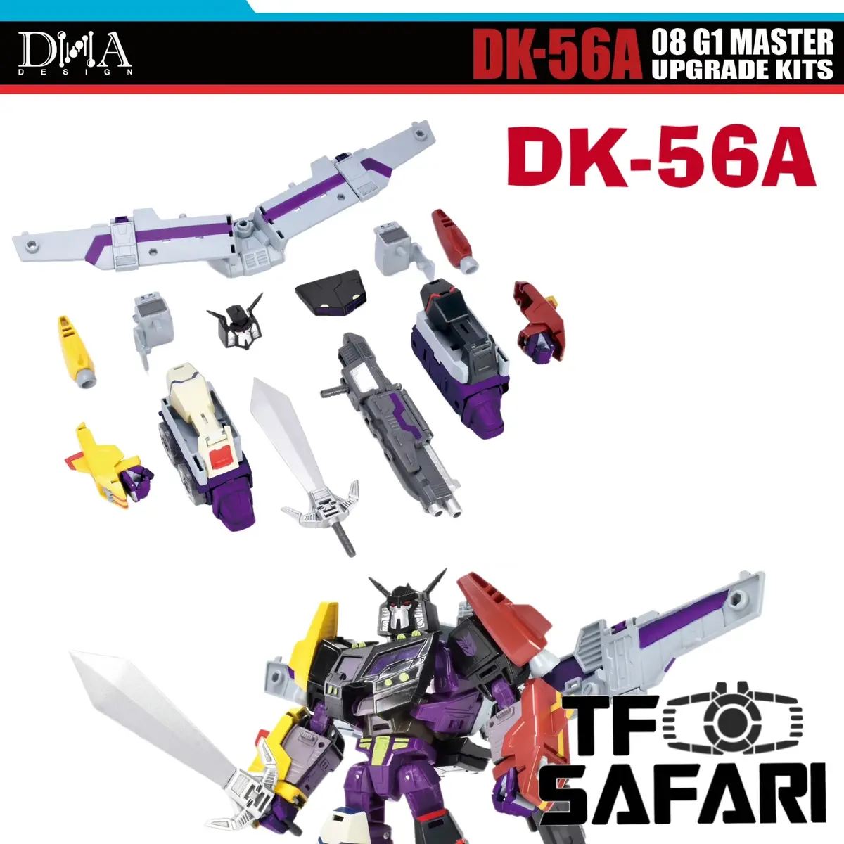 Dna Design Dk-56A Dk56a Upgrade Kits For Legacy United Animated Universe Motormaster G1 Color Version 1