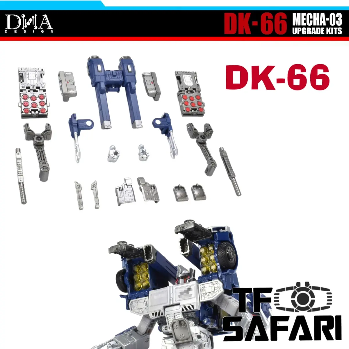 Dna Design Dk-66 Dk66 Upgrade Kits For Mecha-03 Mechagodzilla (T-Spark Mfs-3 Synergenex ) 1