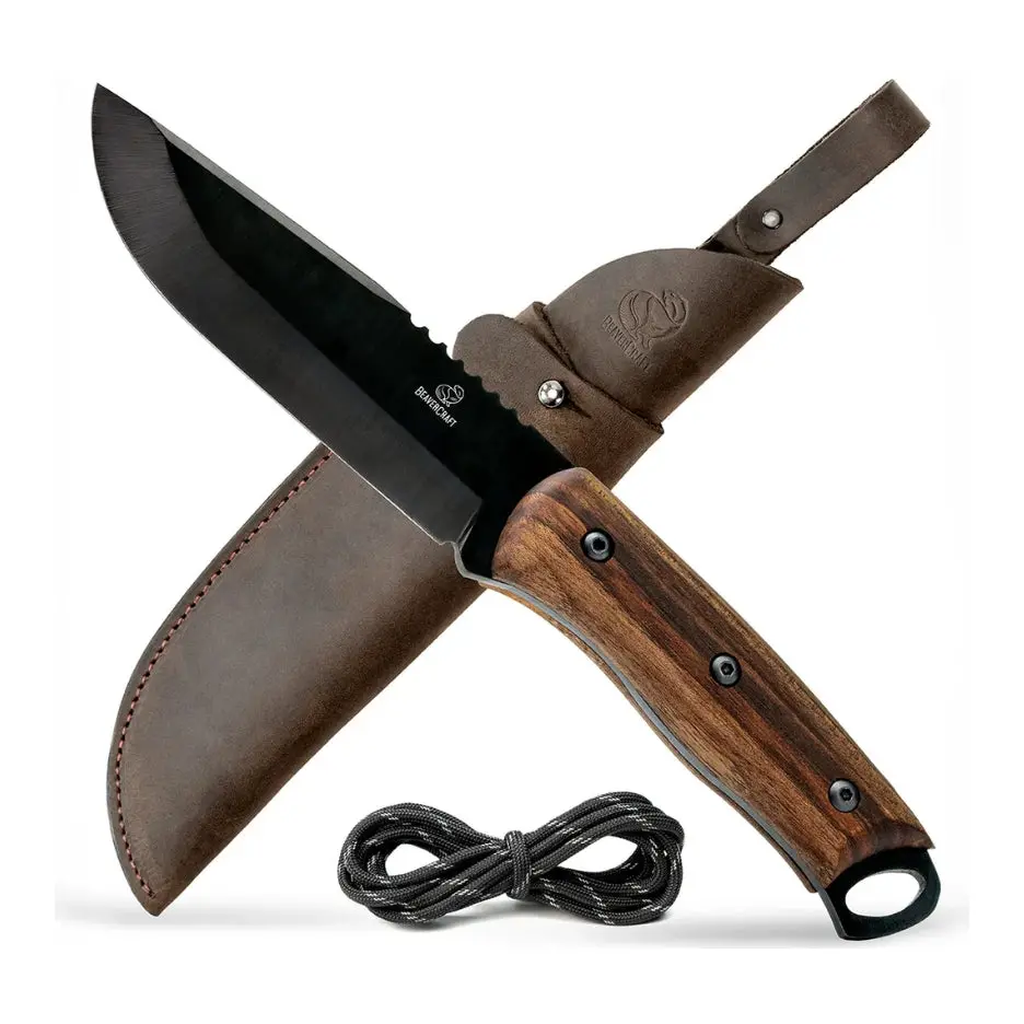 Beavercraft Dusk Carbon Steel Bushcraft Knife Bsh4 1