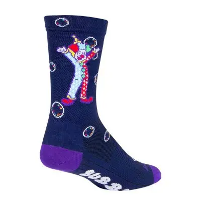 Sockguy 6" Crew Sock - Bubbles 1