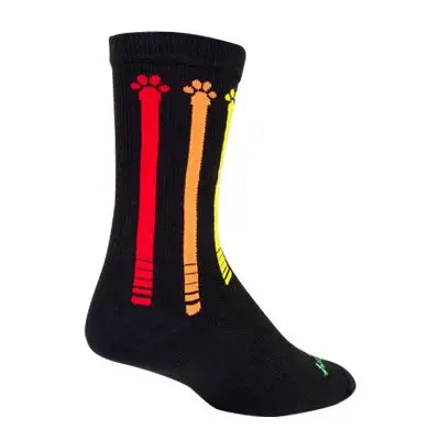 Sockguy 6" Crew Sock - Pawsitive 1