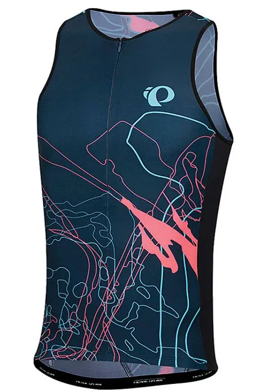 Pearl Izumi Elite Pursuit Graphic Tri Singlet - Midnight Navy Composite 1