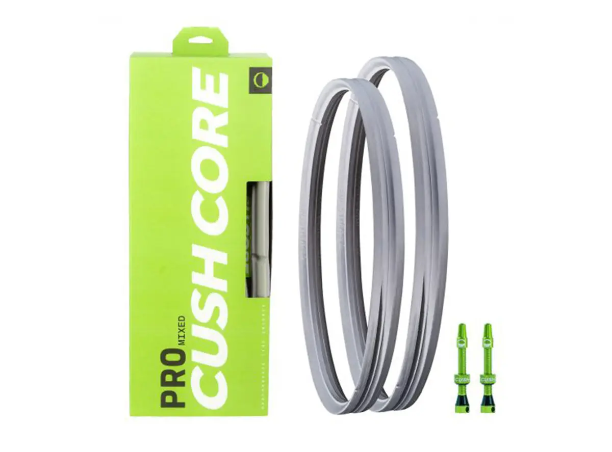 Cushcore Pro Tire Insert Kit – Includes Two Tubeless Valve Stems