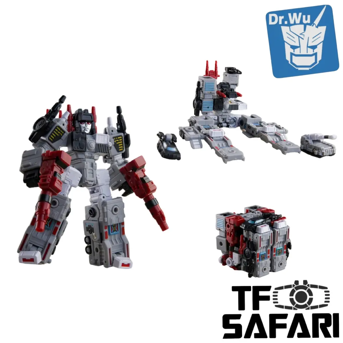 【Pre-Order】Dr.Wu Dw-E54g Dwe54g Iron Fortress (G1 Mini Metroplex) 10Cm 1