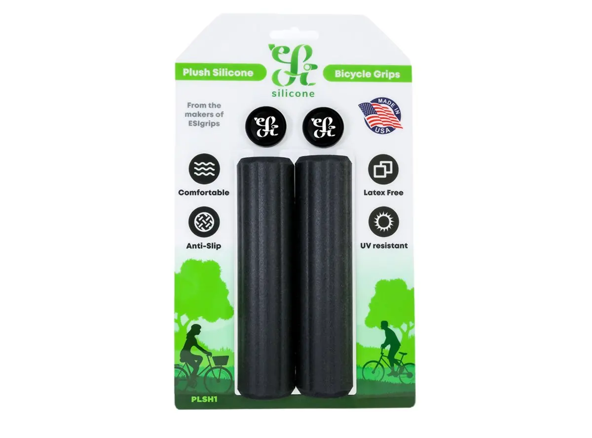 Esi Plush Silicone Mtb Grips - Black 1