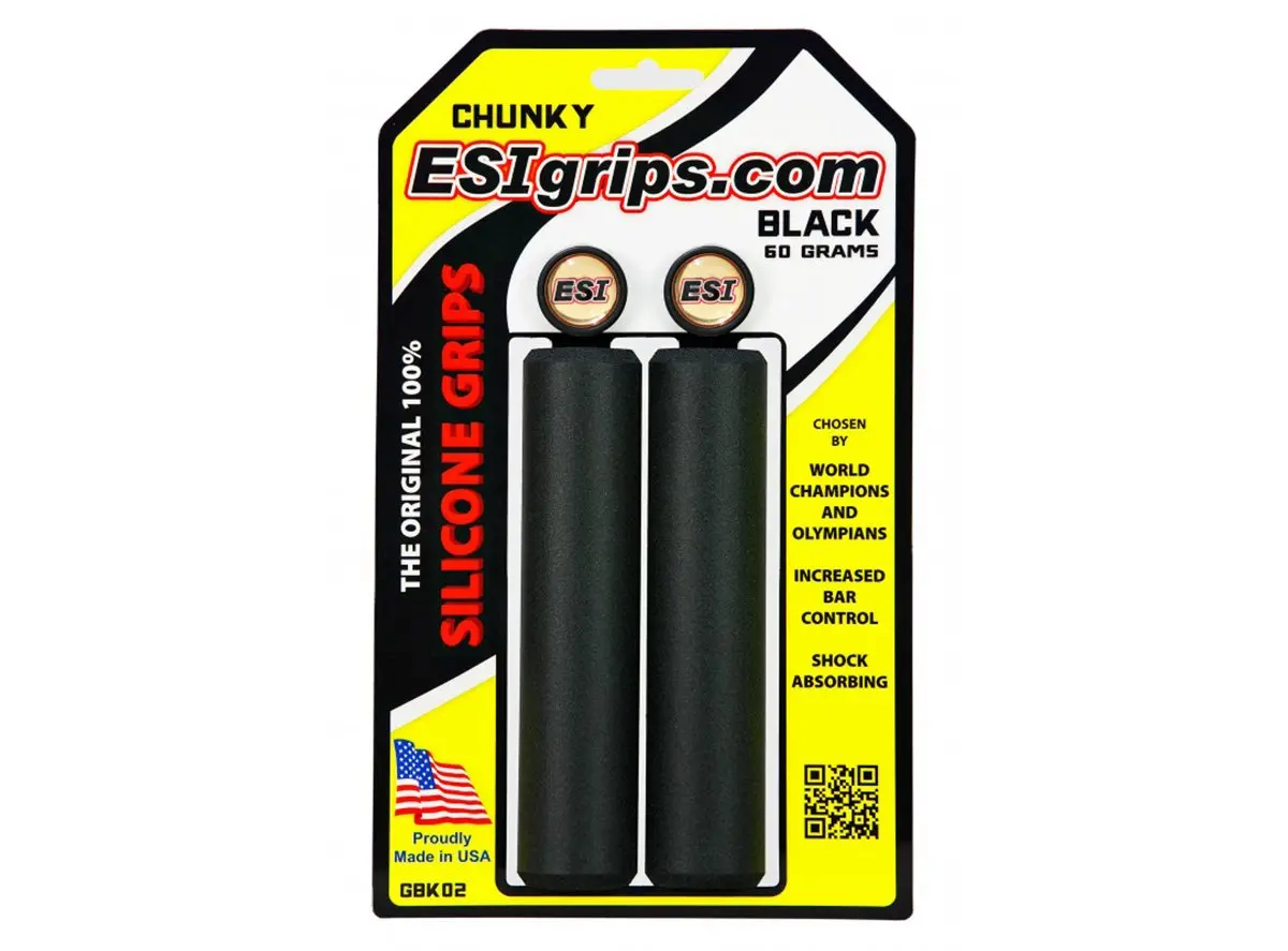 Esi Chunky Silicon Mtb Grips - Black 1