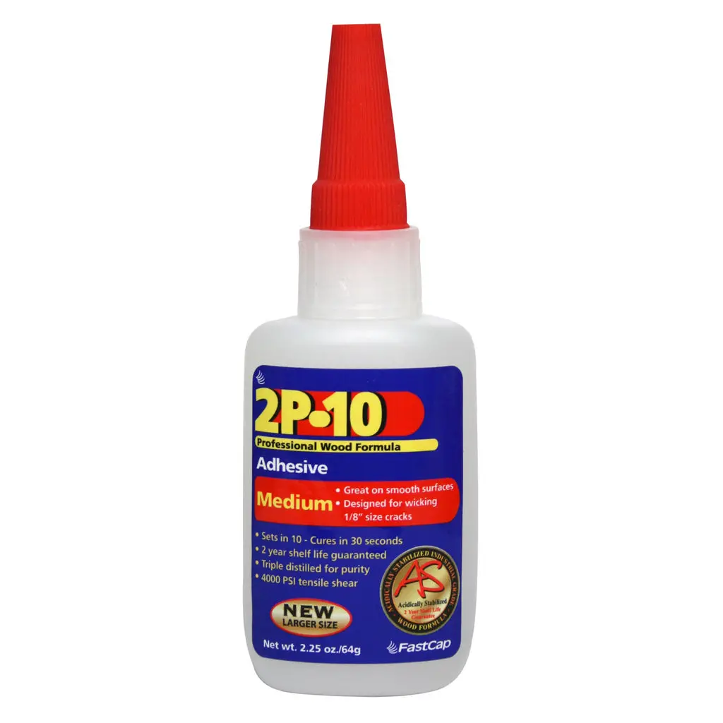 Fastcap Cyanoacrylate Adhesive Medium Viscosity 2P-10 Med 2 Oz 1