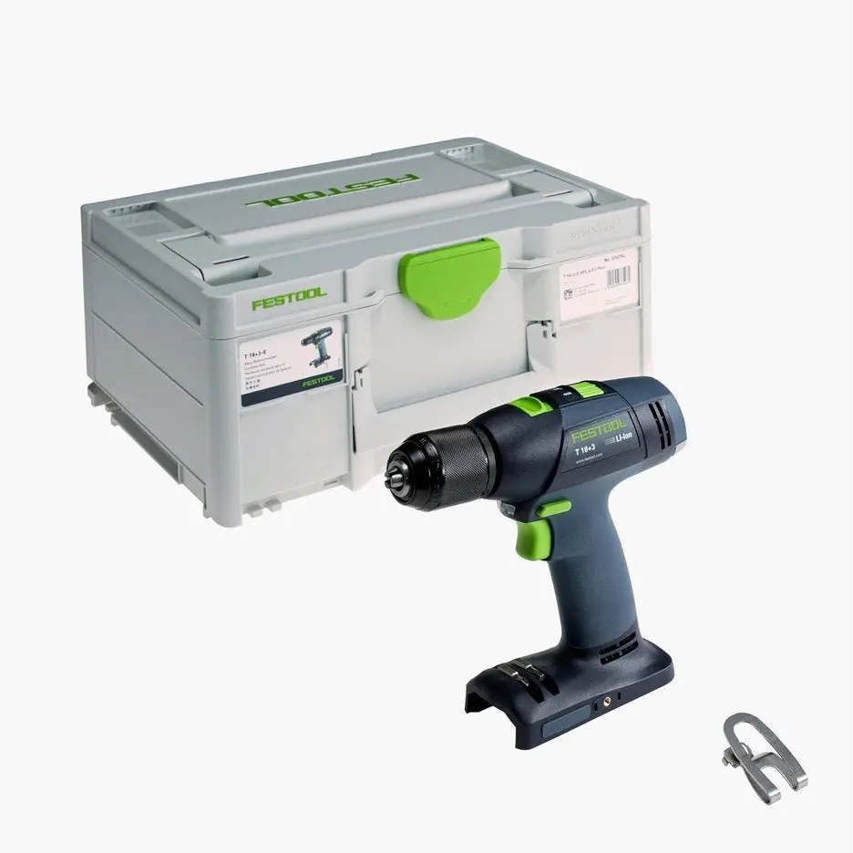 Festool Cordless Drill T18+3-E-Basic 576758 1