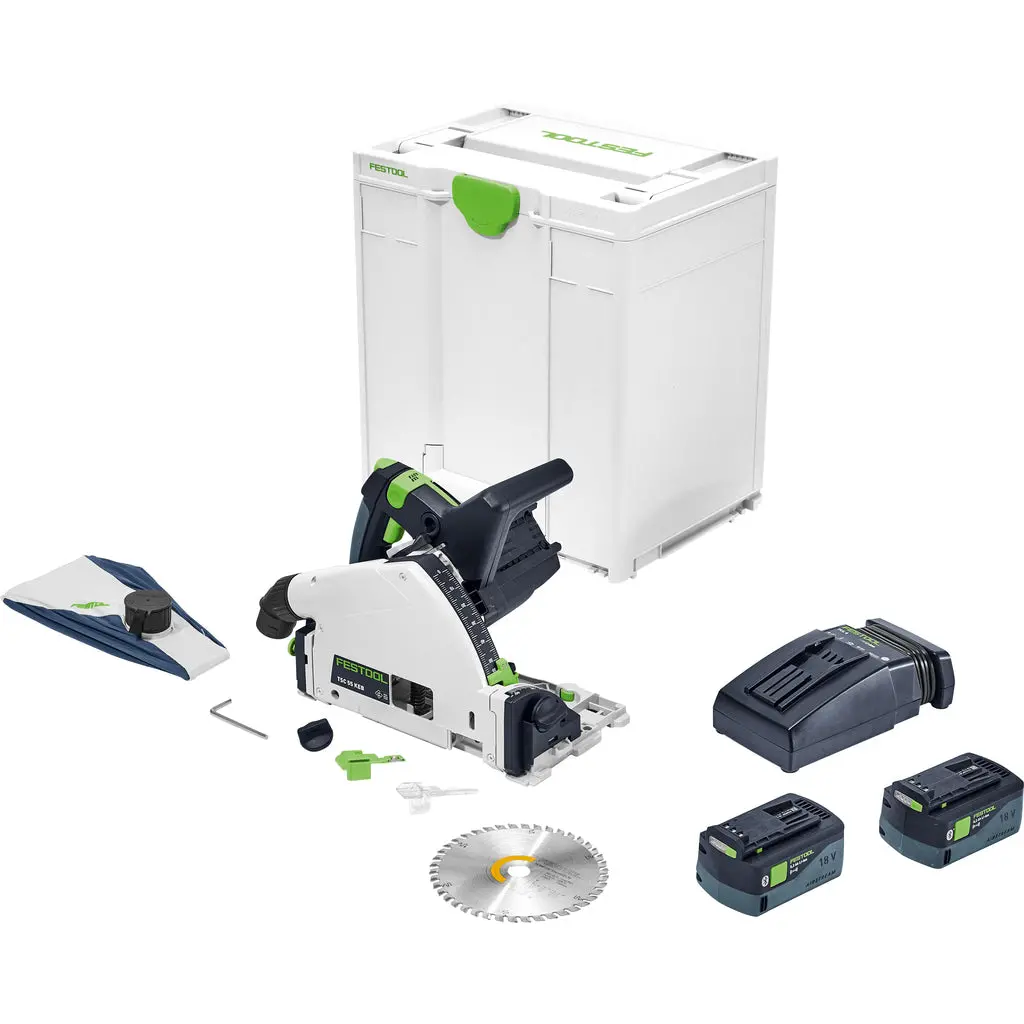Festool Cordless Track Saw 160Mm Tsc 55 Keb-F-Plus 577677 1