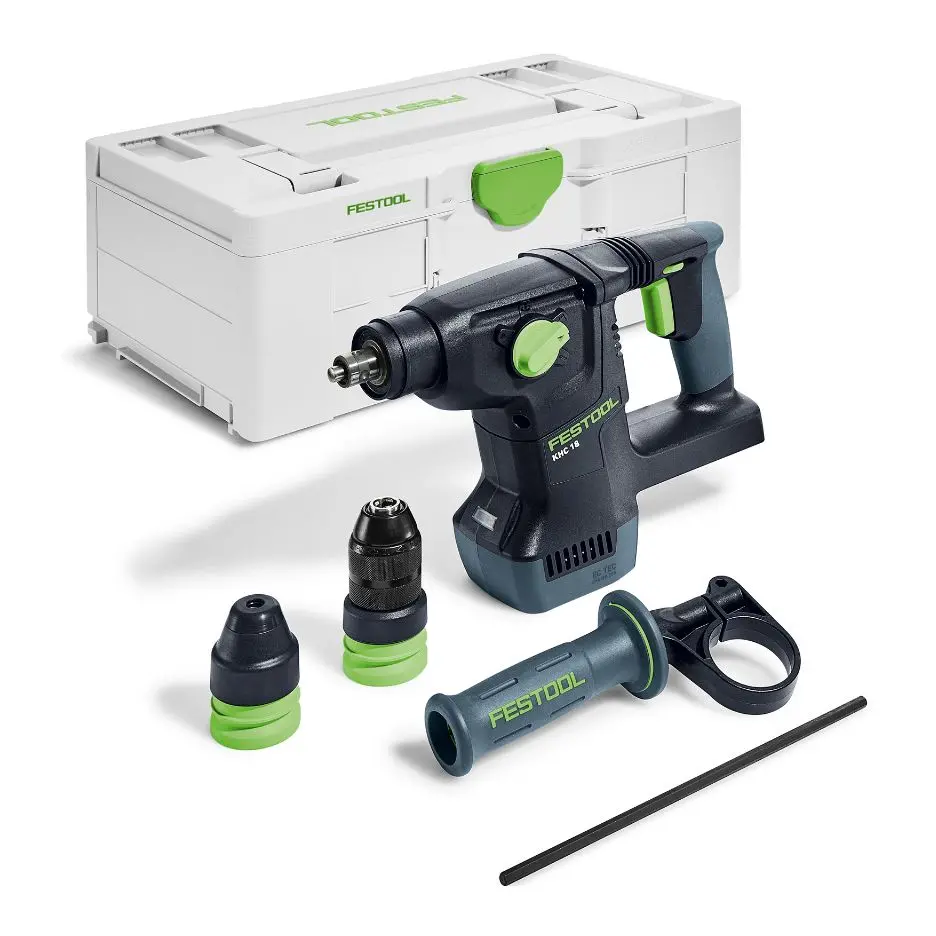 Festool Cordless Rotary Hammer Drill Khc 18 Eb-Basic 577450 1