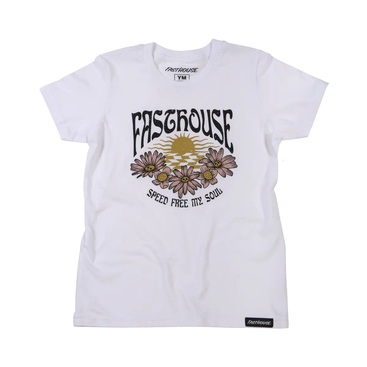 Fasthouse Reverie Tee - Youth - White 1