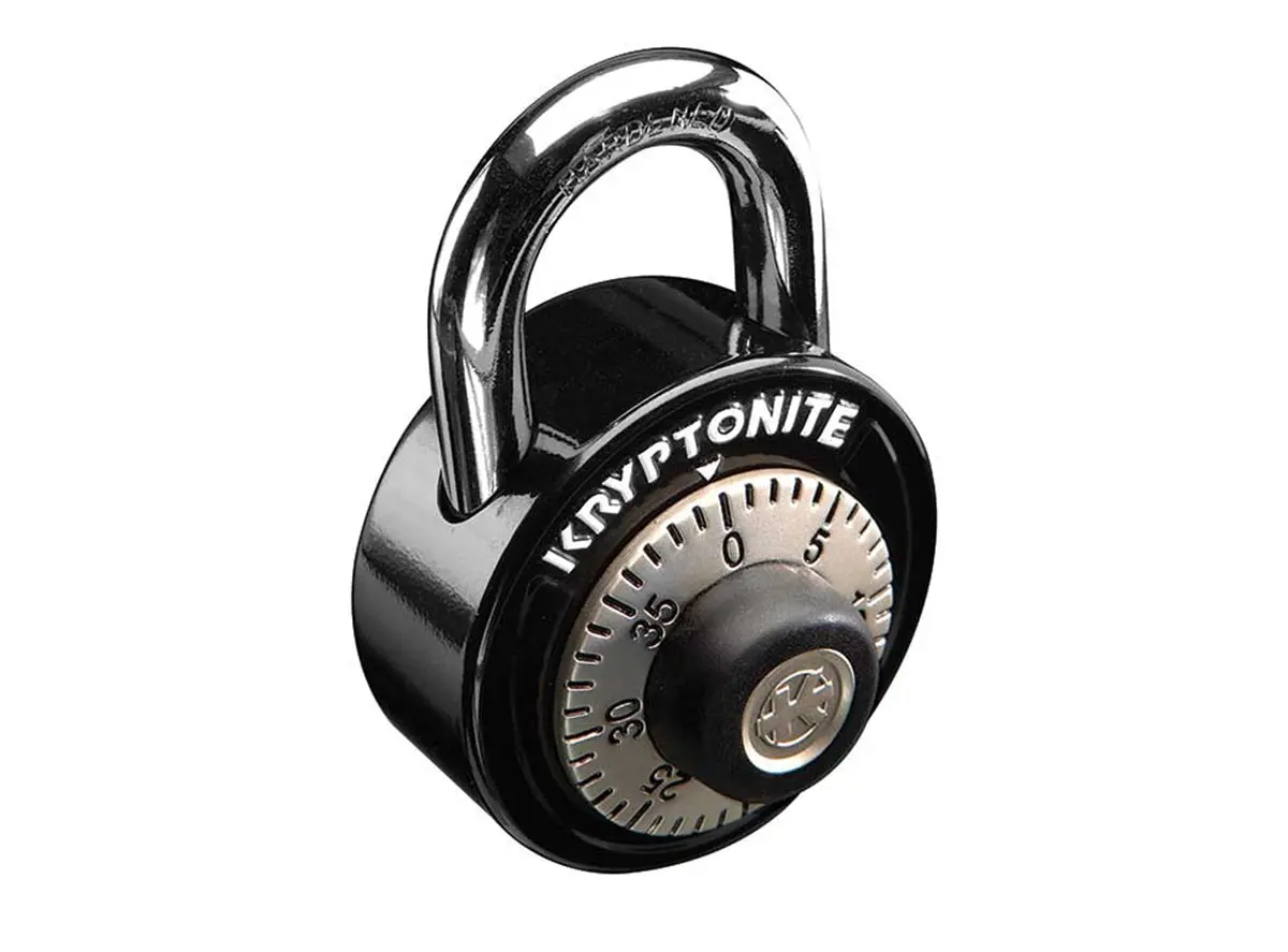 Kryptonite Gripper Combination Steel Padlock - Black 1