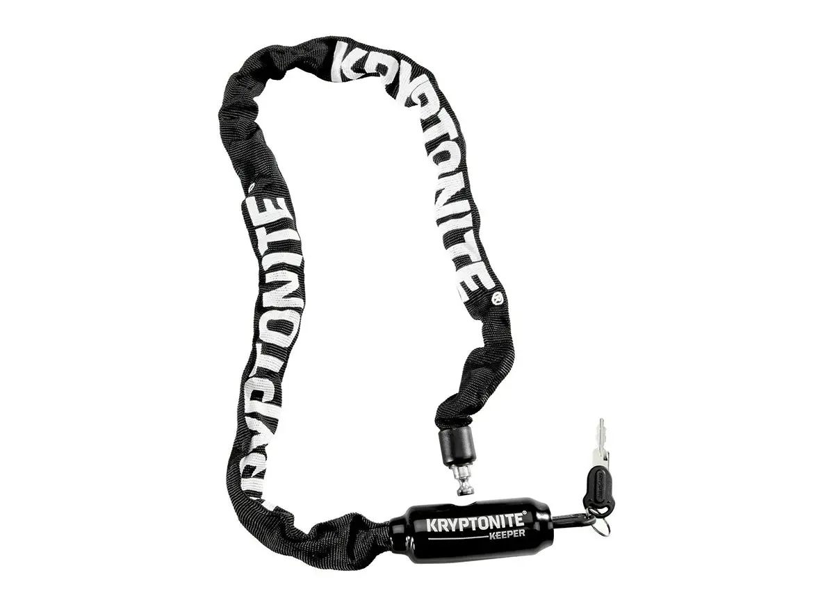 Kryptonite Keeper 585 Integrated Chain Lock - Key - Black 1