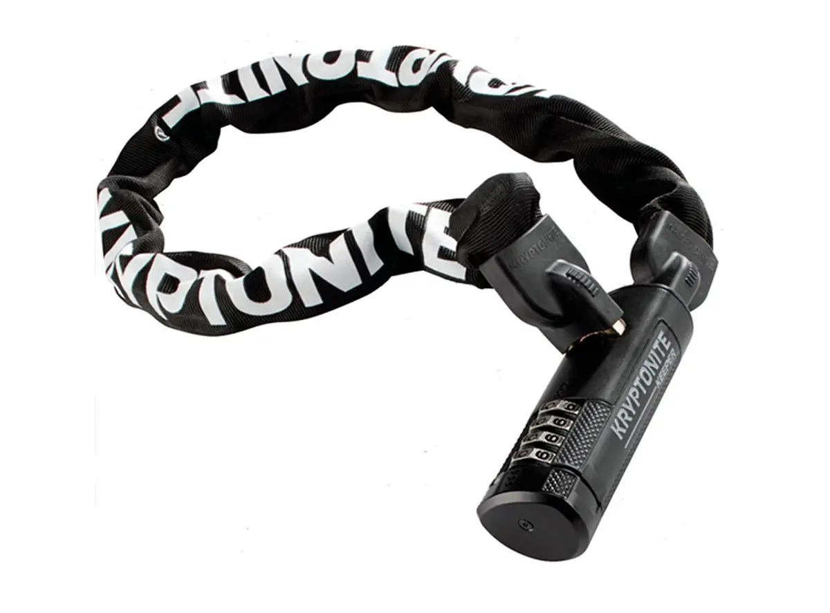 Kryptonite Keeper 712 Chain Lock - Combination - Black 1