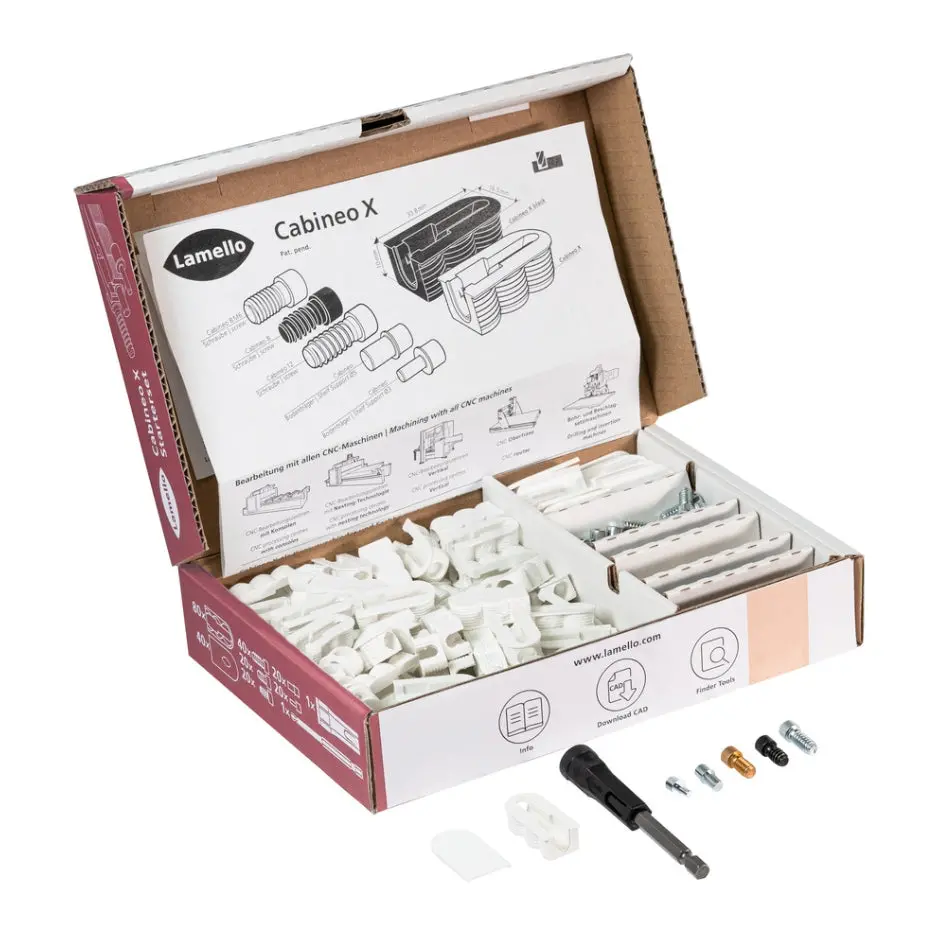 Lamello Cabineo X Connector Starter Set 186307 1