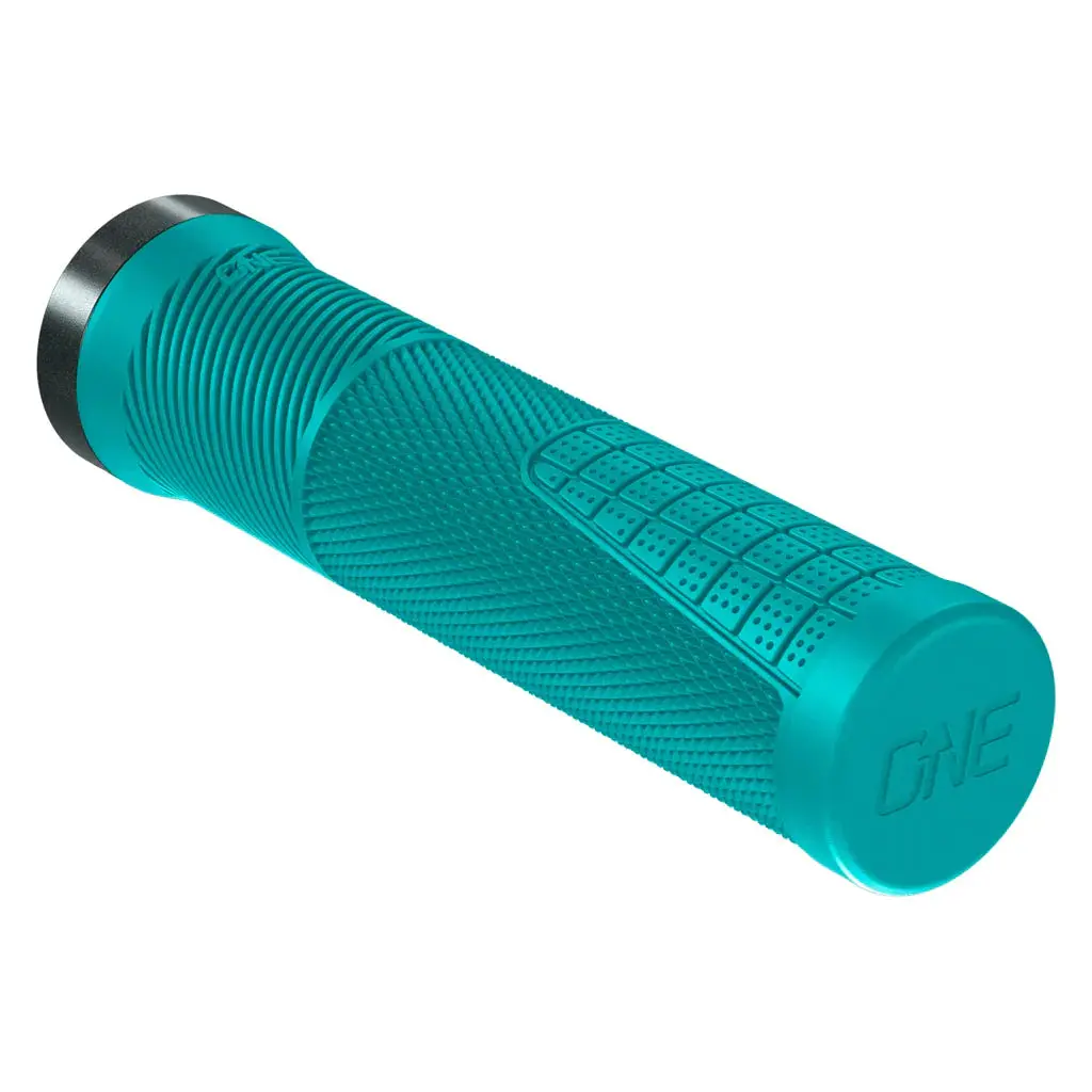Oneup Thin Lock-On Mtb Grips - Turquoise 1
