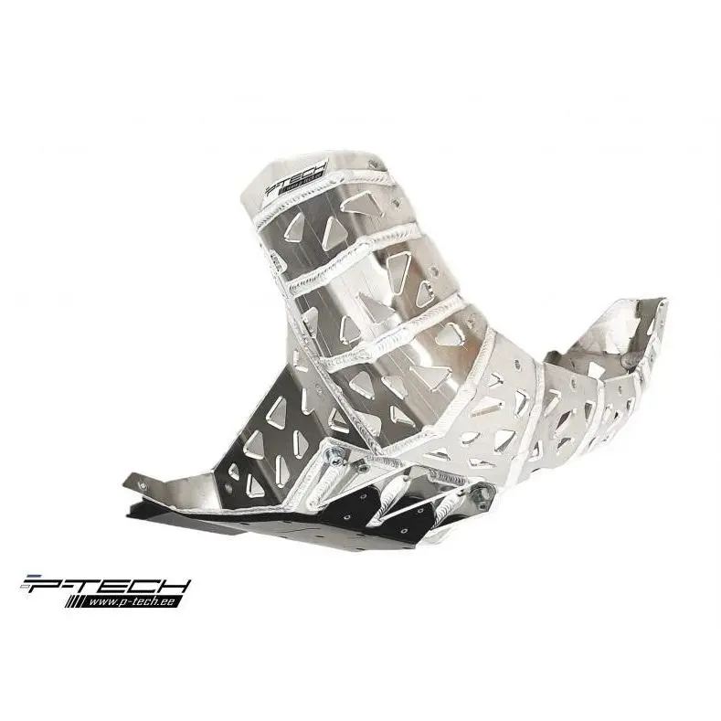P-Tech Beta 300Rr|250Rr (20-22) Aluminum Skid Plate With Pipe & Linkage Guard 1