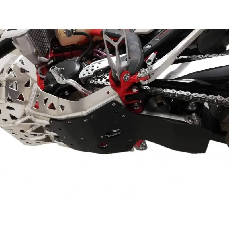 P-Tech Beta 200Rr (20-) Aluminum Skid Plate With Pipe & Linkage Guard 1
