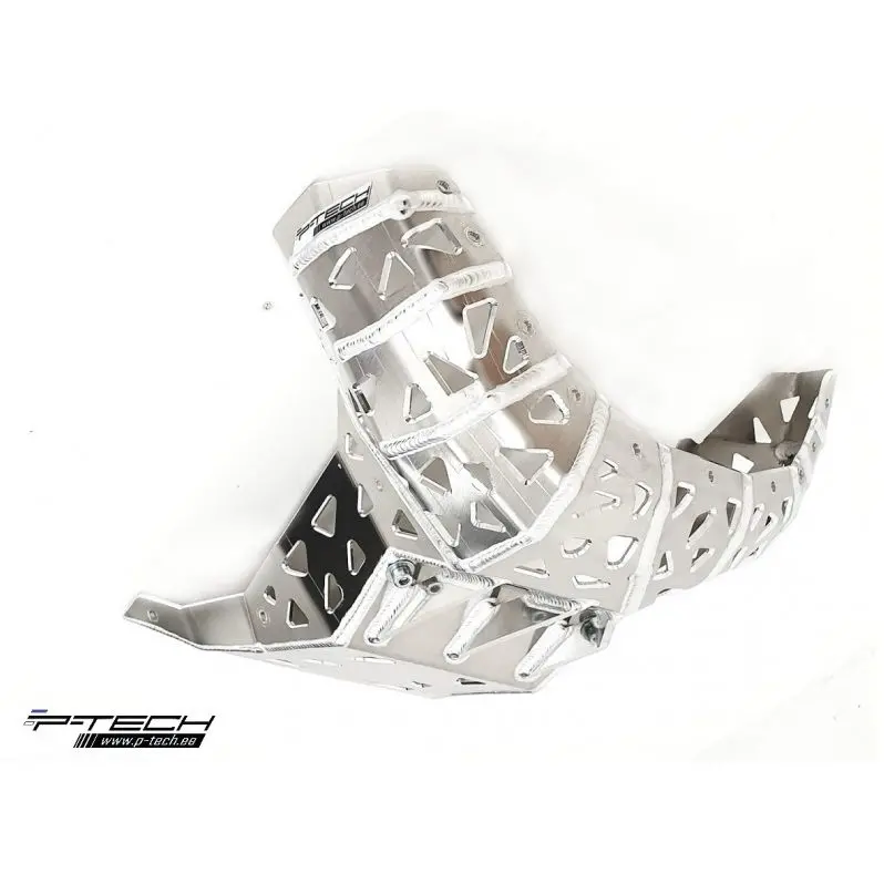 P-Tech Beta 300Rr|Rx|250Rr (23-) Aluminum Skid Plate With Pipe Guard 1