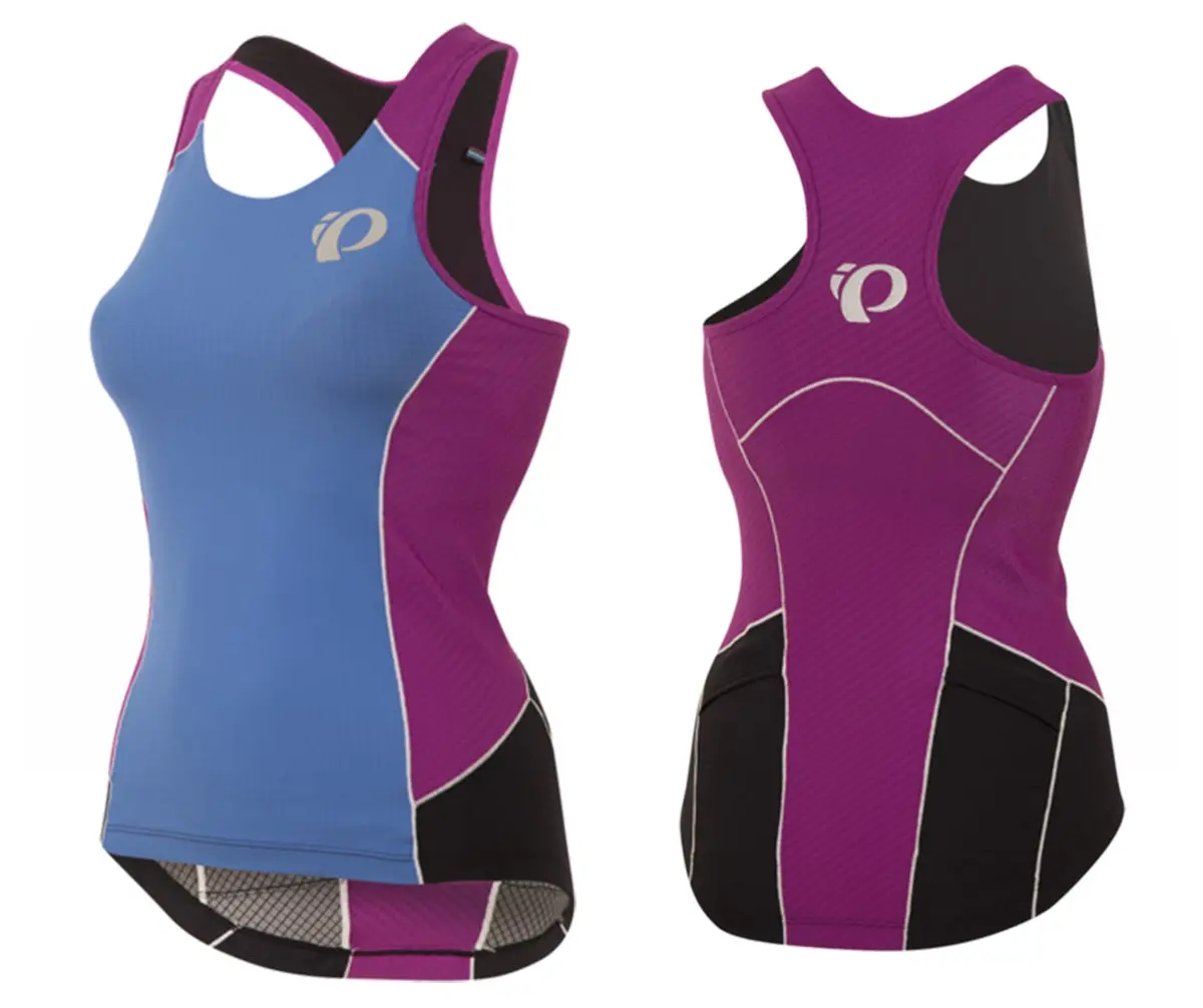 Pearl Izumi Elite Pursuit Tri Tank - Womens - Sky Blue-Purple Wine 1