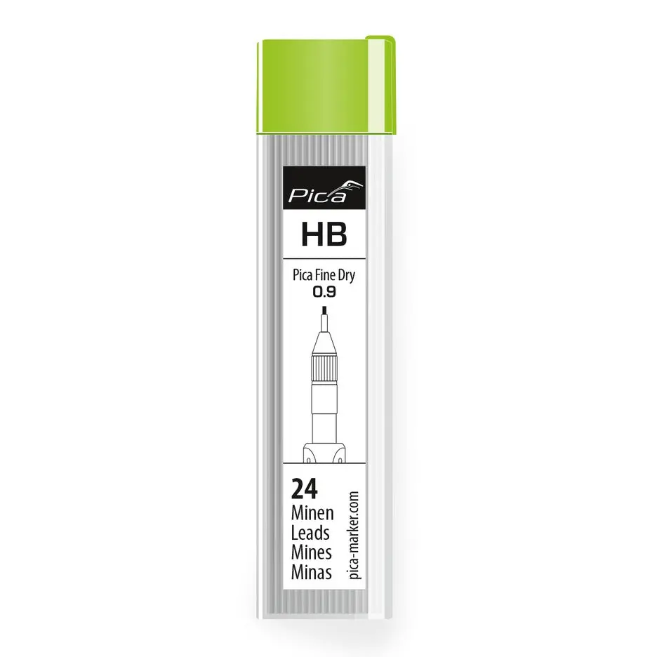 Pica Hb Fine Dry Refill Set For Fine Dry Pencil 7030 1