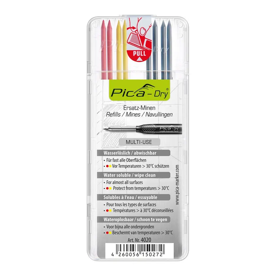 Pica Multi-Use Water Soluble Refill Set For Pica Dry 4020 1