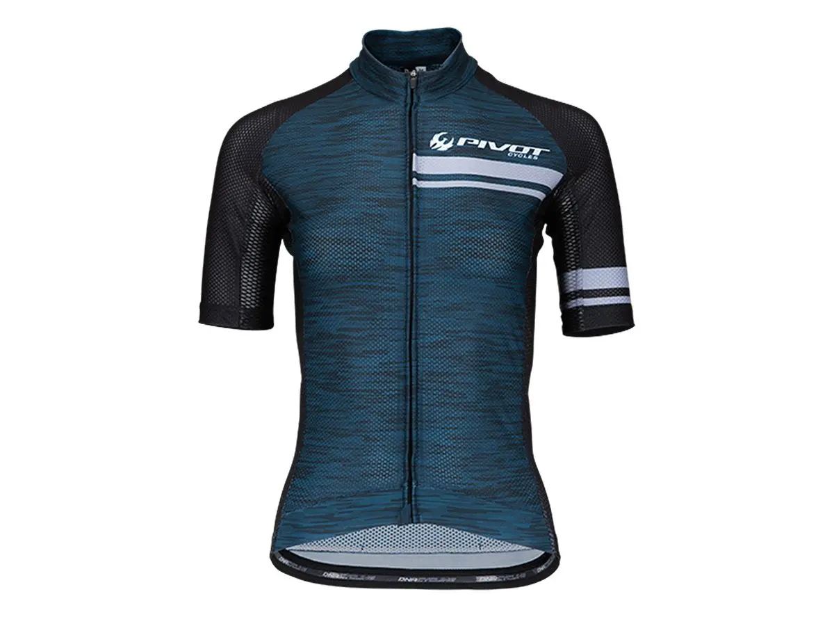 Pivot Desert Classic Race Short Sleeve Mtb Jersey - Womens - Blue 1