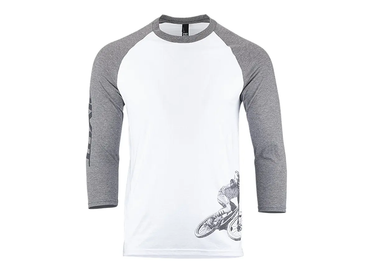 Pivot Rider 3/4 Sleeve Tee - Gray 1