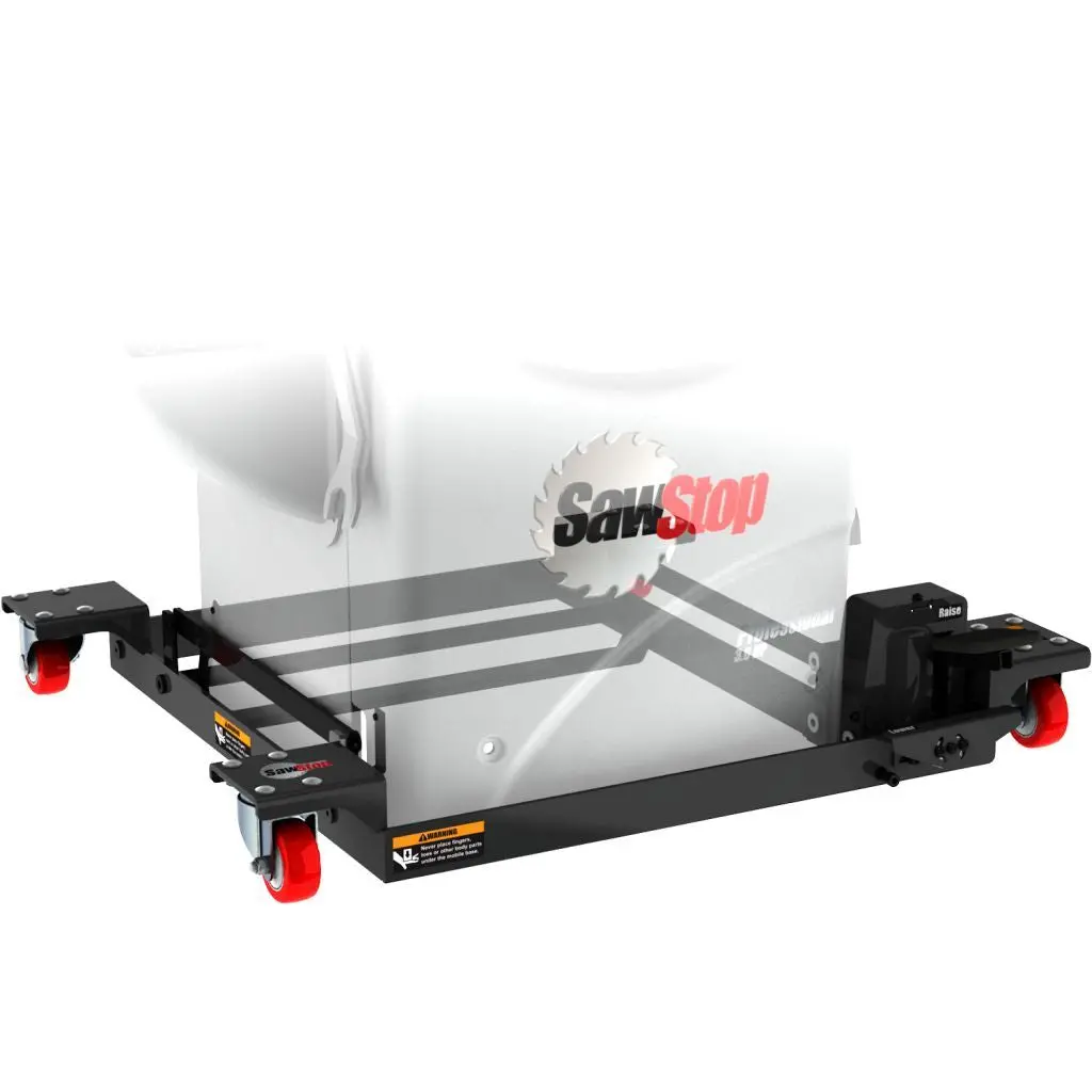 Sawstop Industrial Mobile Base With Hydraulics For Pcs Mb-Pcs-Ind 1
