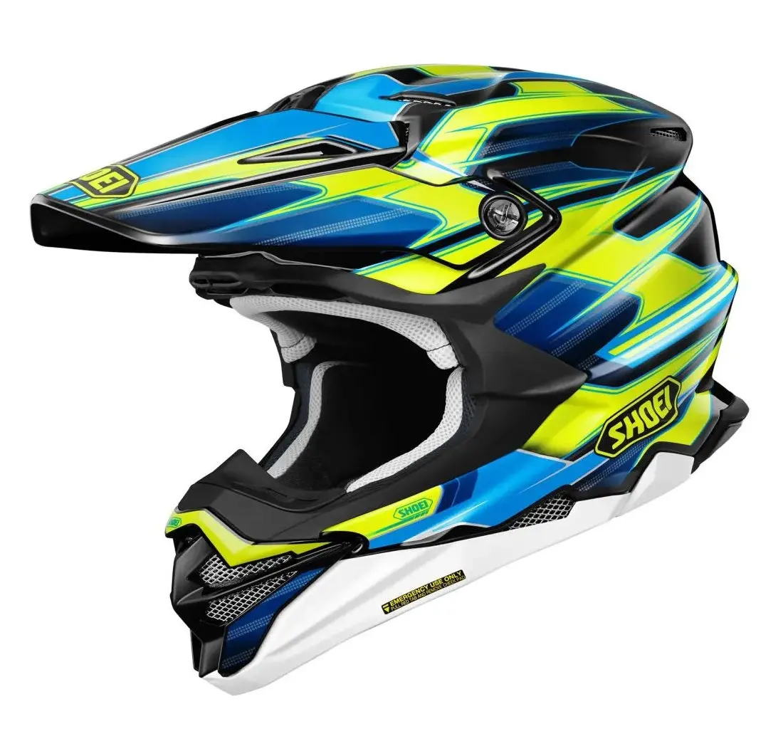 Shoei Vfx-Evo Sparkle Black/Yellow/Blue Helmet 1