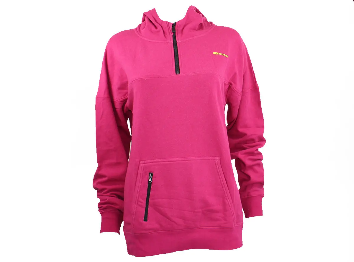 Sugoi Zipped Hoodie - Womens - Sangria 1