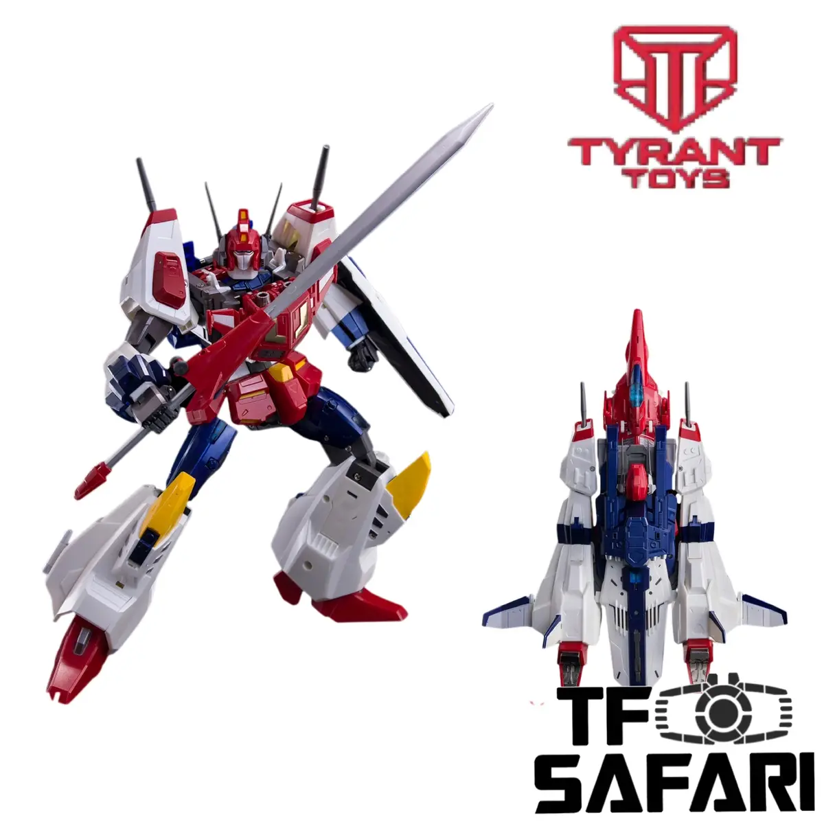 【Pre-Order】Tyrant Toys T01 T-01 Heavenly Tyrant (G1 Star Saber) 24Cm / 9.5'' 1