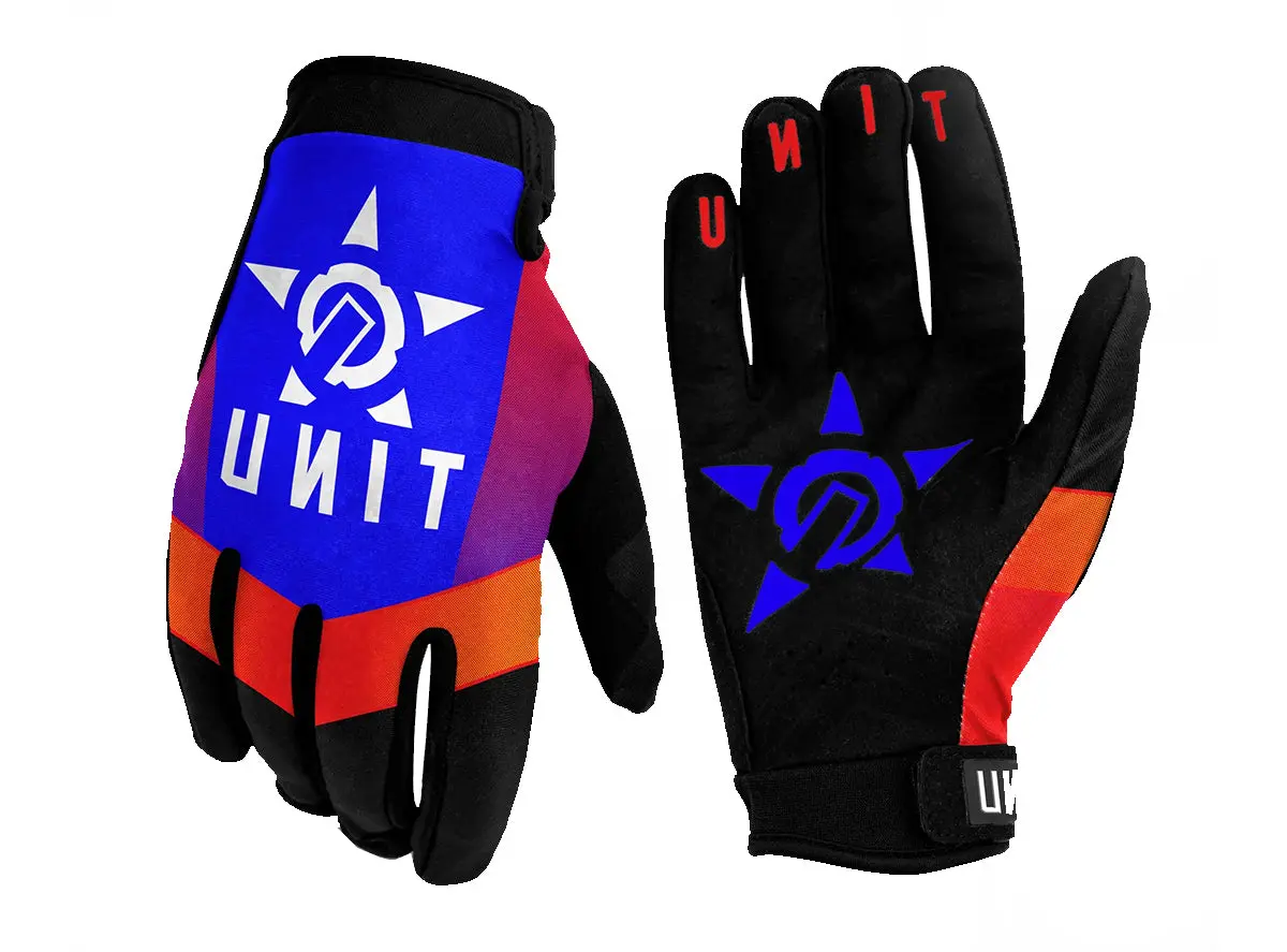 Unit Contender Mtb Glove - Youth - Blue 1
