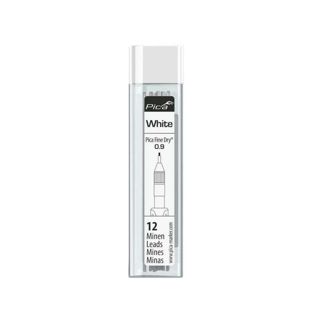 Pica Hb Fine Dry Refill Set For Fine Dry Pencil 7032 White 1