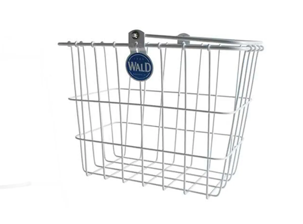 Wald 114 Quick Release Front Basket - White 1