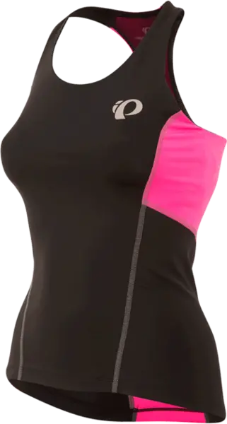 Pearl Izumi Select Pursuit Tri Tank - Womens - Black-Screaming Pink 1