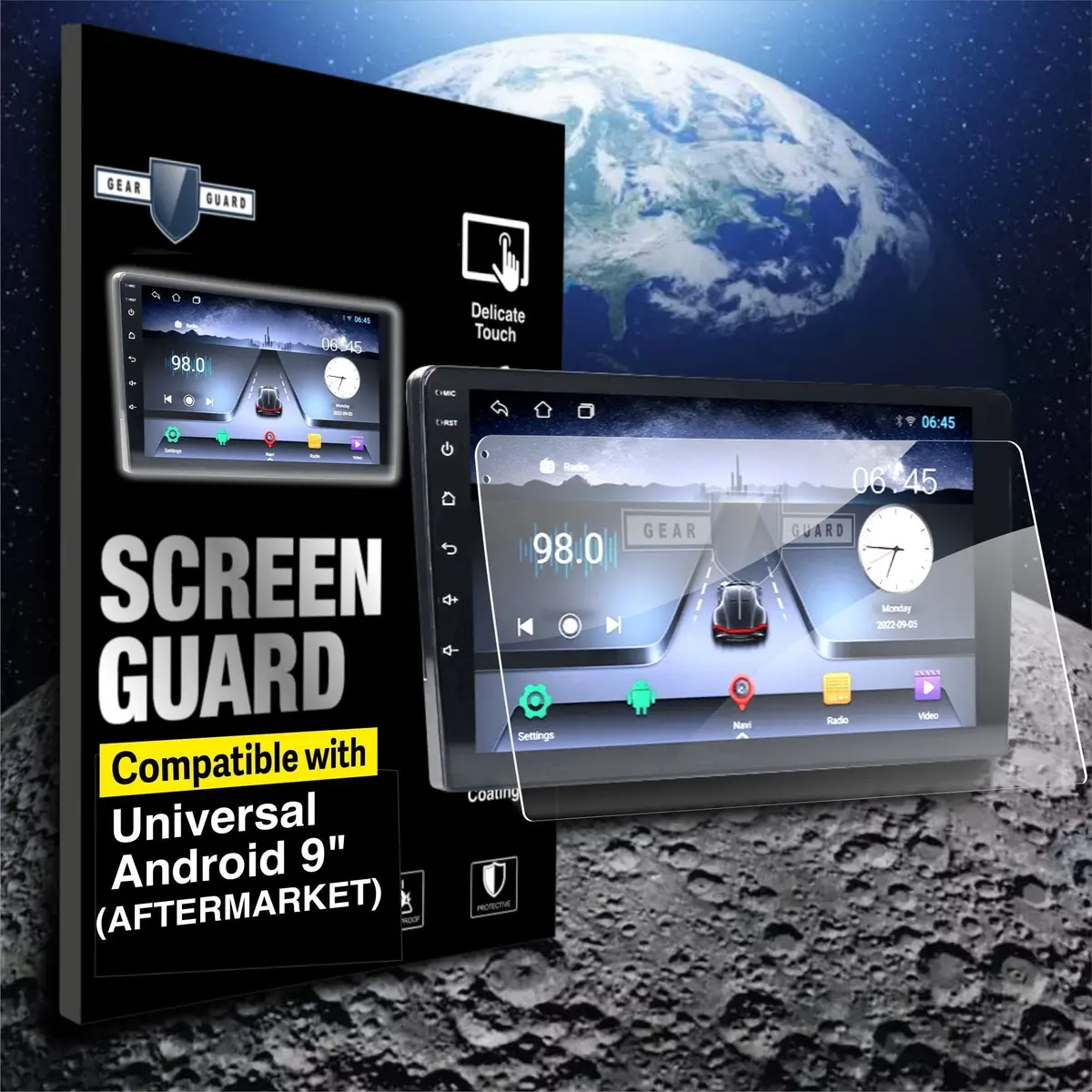Aftermarket 9"Inch Android Stereo Touch Screen Guard [2020-2026] 1