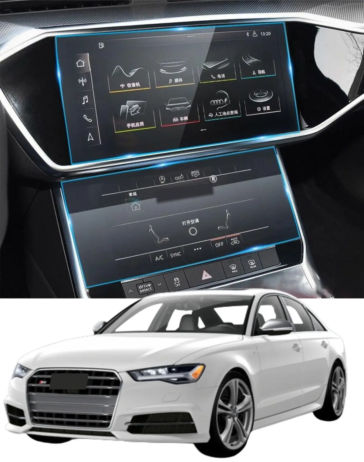 Audi A6 Accessories Touch Screen Guard 1